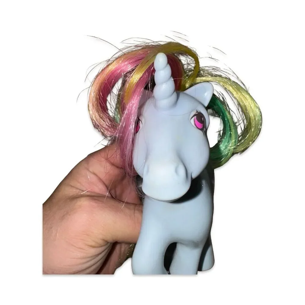 Vintage 1983 My Little Pony G1 Moonstone Rainbow Unicorn Figure